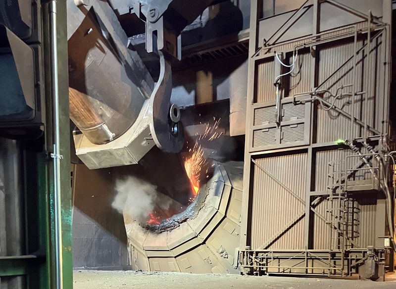 Italienisches Werk der Behandlung von Abfällen der Eisenhüttenindustrie