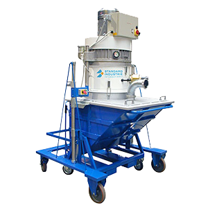 Mobile vacuum cleaning unit