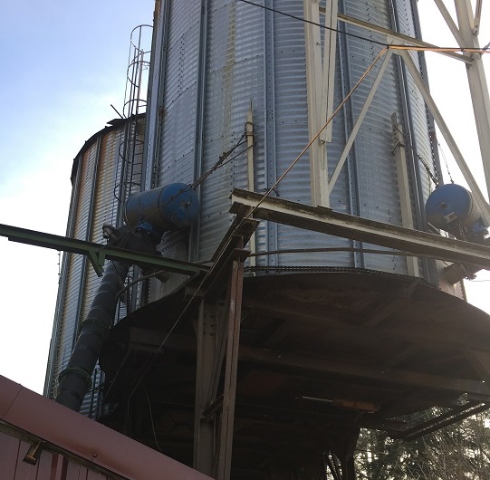 sawdust silo