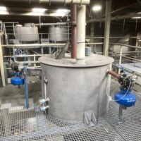 plastic granules silo cleaning