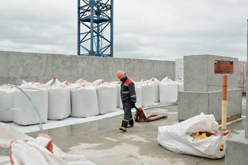 Concrétion cimenterie usine Turquie