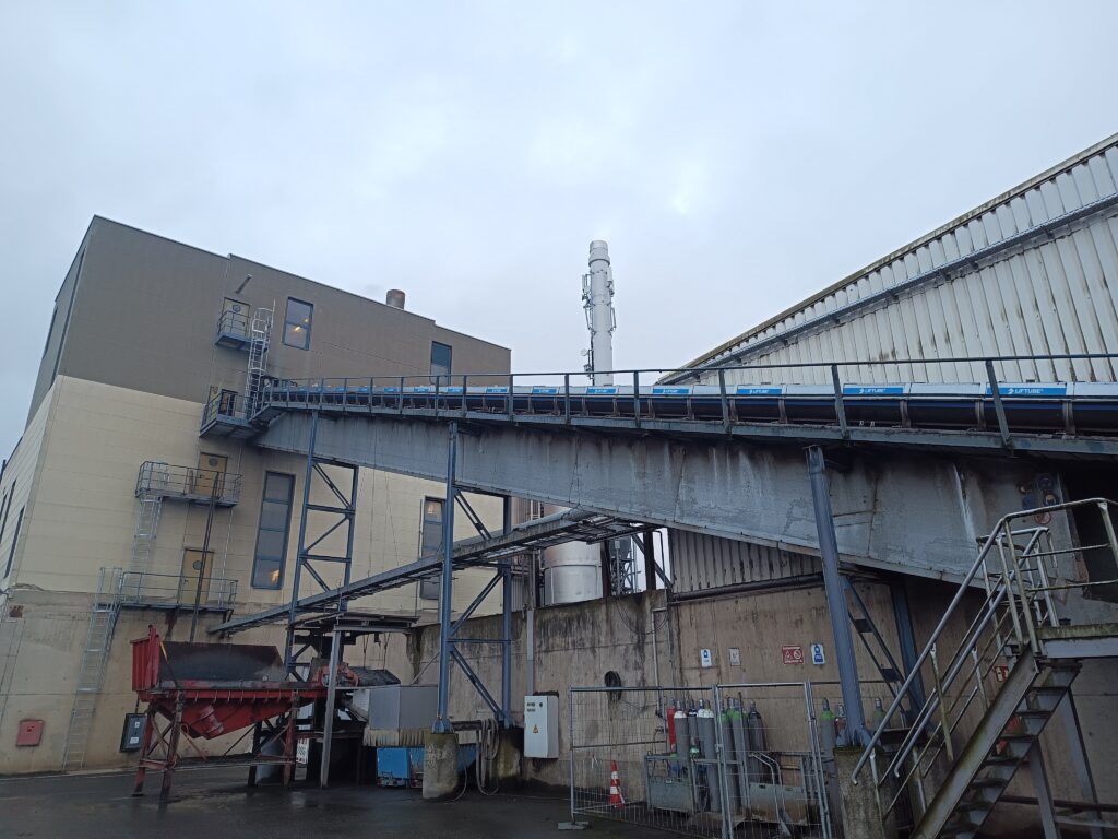 Résolution de problème d'étanchéité grâce au convoyeur LIFTUBE® dans une centrale biomasse
